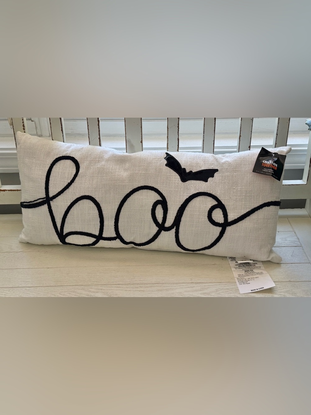 Celebrate Together™ Halloween Boo Throw Pillow